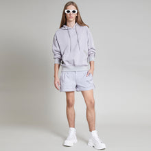 Load image into Gallery viewer, JULIAN MIXED MEDIA PULLOVER HOODIE LILAC HINT
