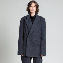 Load image into Gallery viewer, GABRIEL DOUBLE BREASTED BLAZER SHALE GREY
