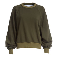 Load image into Gallery viewer, KADEN CROPPED PULLOVER OLIVE

