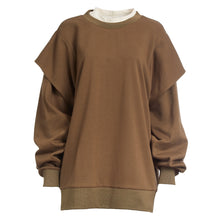 Load image into Gallery viewer, DYLAN TWOFER PULLOVER OLIVE &amp; TEA STAIN
