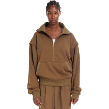 Load image into Gallery viewer, DREW CONVERTIBLE SLEEVE PULLOVER OLIVE
