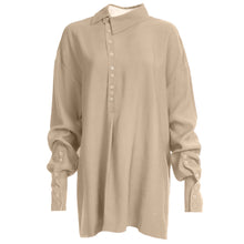 Load image into Gallery viewer, TAYLOR SHIRT KHAKI &amp; IVORY
