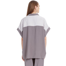 Load image into Gallery viewer, WALKER TOP CHARCOAL GRAY &amp; SILVER MINK
