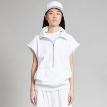 Load image into Gallery viewer, DREW CONVERTIBLE SLEEVE PULLOVER IVORY
