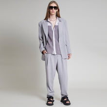 Load image into Gallery viewer, WALKER TOP CHARCOAL GRAY &amp; SILVER MINK
