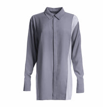 Load image into Gallery viewer, ADRIAN SHIRT CHARCOAL GRAY &amp; IVORY
